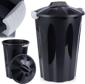 Plastový odpadkový kôš s klipmi pre kanceláriu, kúpeľňu a kuchyňu, 40 l