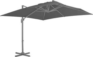 Maison Exclusive - Slnečník s hliníkovým stožiarom 300x300 cm antracit