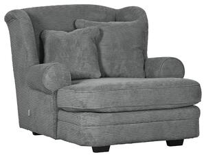 XXL KRESLO, textil, tmavosivá Ambia Home - Kreslá