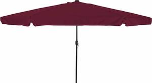 Maison Exclusive - Záhradný slnečník Bordeaux červená 395 x 395 x 245 cm Polyester