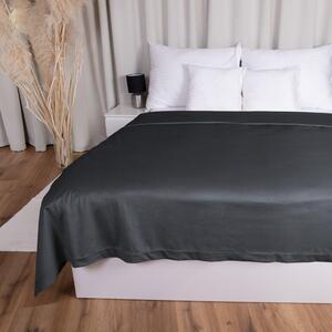 Biante Zamatový prehoz na posteľ Velvet Prémium SVP-004 Antracitovo sivý 140x200 cm
