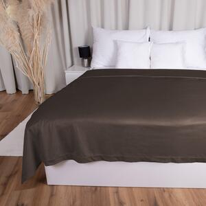 Biante Zamatový prehoz na posteľ Velvet Prémium SVP-016 Tmavo hnedý 260x280 cm