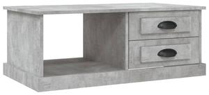 Konferenčný stolík betónový sivý 90x50x35 cm kompozitné drevo