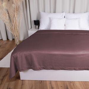Biante Zamatový prehoz na posteľ Velvet Prémium SVP-019 Hnedofialový 260x280 cm