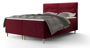 Americká manželská posteľ HENNI - 160x200, červená