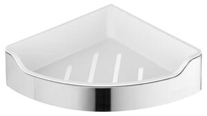 Aqualine Aqualine, SAMBA rohová polička do sprchy, 218x63x218mm, nerez, SB109