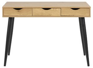 Dizajnový písací stôl Nature 110 cm, divoký dub