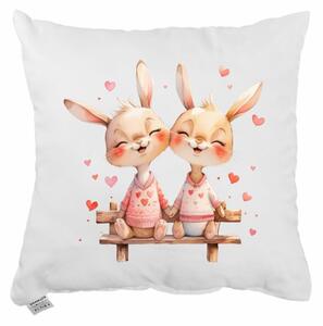 Dekoratívny vankúš Bunny Together 40x40 cm EMI