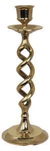 Kovový svietnik Ewa Twisted Brass