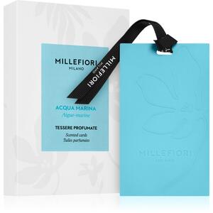 Millefiori Acqua Marina Laundry vonná karta 3 ks