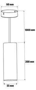 Brilagi - Luster na lanku SELE 1xGU10/30W/230V biela