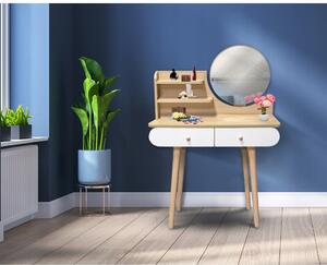 SUPPLIES SCANDI KIDS toaletný stolík so zrkadlom 80x120 - hnedý