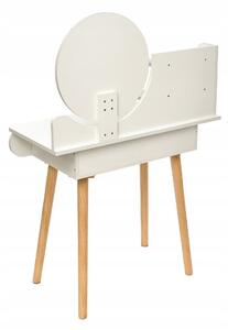 SUPPLIES SCANDI KIDS toaletný stolík so zrkadlom 80x120 - bielý