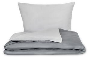 Kvalitex Saténové postel'né obliečky Luxury Collection tmavo sive/svetlo sive 1x 140/200, 1x 70/90cm