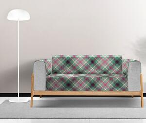Ervi gobelínový prehoz na sedačku/posteľ - Tradičný zelený tartan
