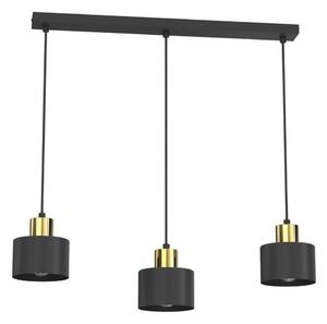 Luster na lanku PARKLA 3xE27/15W/230V čierny