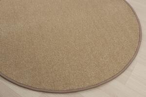 Vopi koberce Kusový koberec Eton béžový 70 kruh - 100x100 (priemer) kruh cm
