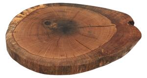 ČistéDrevo Podložka z dubového dreva 30-35 cm