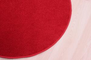 Vopi koberce Kusový koberec Eton červený 15 kruh - 67x67 (priemer) kruh cm
