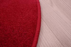 Vopi koberce Kusový koberec Eton červený ovál - 57x120 cm