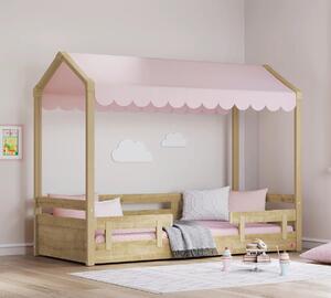 Cilek Detská posteľ domček 90x200 cm Mocha