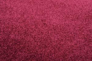 Vopi koberce Kusový koberec Eton vínovo červený srdce - 100x120 srdce cm