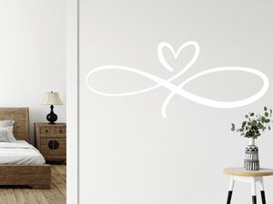 INSPIO-výroba darčekov a dekorácií - Dekorácia do spálne - nekonečná láska v drevenom dizajne na stenu