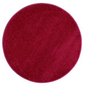 Vopi koberce Kusový koberec Eton vínovo červený kruh - 200x200 (priemer) kruh cm