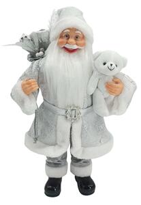 Dekorácia Santa Claus Strieborný 60cm