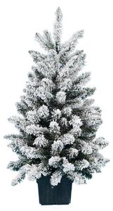 Umelý vianočný stromček Mini Jedlička Zasnežená 75cm