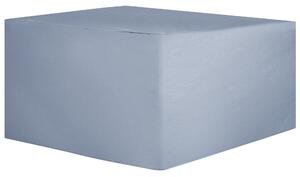Ochranná plachta na záhradný nábytok sivá PVC polyester 145 x 110 x 80 cm kryt proti dažďu