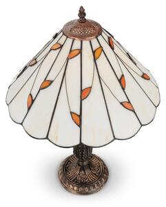 Brilagi - Tiffany vitrážová stolná lampa FOLIA 2xE27/60W/230V