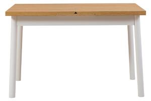 Rozkladací jedálenský stôl (pre 6 osôb) Oleander (Biela). Vlastná spoľahlivá doprava až k Vám domov. 1073395
