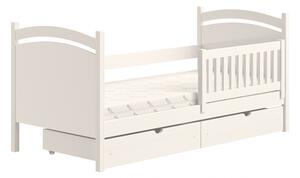 Detská posteľ s tabuľou Amely - Farba Biely, rozmer 70x140