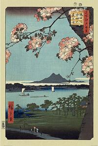 Plagát, Obraz - Hiroshige - Masaki & Suijin Grove, (61 x 91.5 cm)