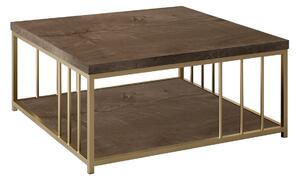 Konferenčný stolík Zen (Orech + Zlatá). Vlastná spoľahlivá doprava až k Vám domov. 1073450