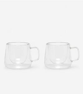 Sinsay - Sklenené šálky s dvojitým dnom 2 pack - clear