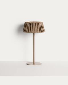 ALDETA záhradná solárna stolová lampa Béžová