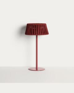 ALDETA záhradná solárna stolová lampa Terakota