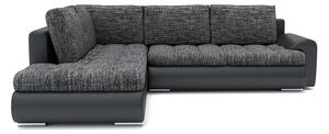 Rohová rozkladacia sedačka TONIO V, 230x75x200, jasmine 96/soft 11, ľavá
