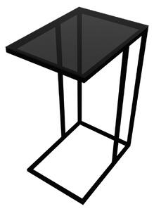 Príručný stolík Aidan (Čierna). Vlastná spoľahlivá doprava až k Vám domov. 1073555