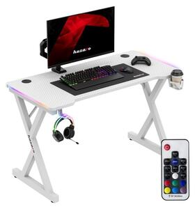 HUZARO Herný Stôl Hero 2.3 RGB Biely