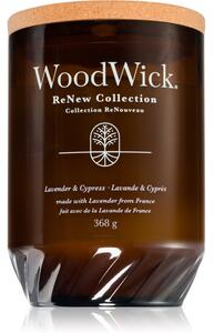 Woodwick Lavender & Cypress vonná sviečka 368 g