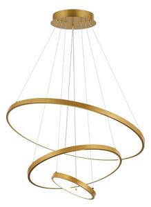 RABALUX 72349 Beliza závesné svietidlo D600mm LED 90W/9000/7200lm 3000-6500K zlatá, biela, stmievateľné, diaľkový ovládač