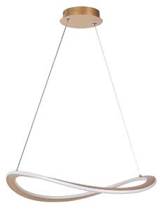 RABALUX 72281 Kallira závesné svietidlo D520mm LED 40W/6300/2100lm 3000K zlatá, biela