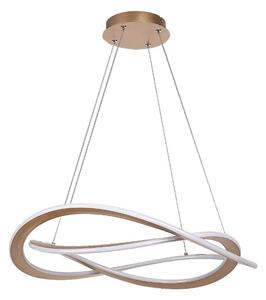 RABALUX 72282 Kallira závesné svietidlo D620mm LED 72W/12160/3800lm 3000K zlatá, biela
