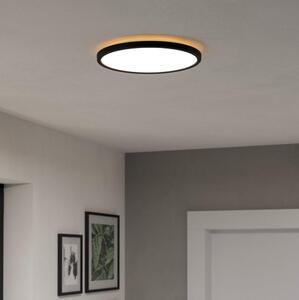 Eglo 901438-LED Kúpeľňové stropné svietidlo ROVITO 13,9W/230V pr.30cm IP44 čierna