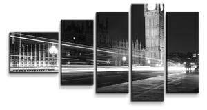 Sablio Obraz - 5-dílný Westminsterský palác - 100x60 cm