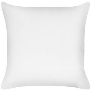 Vankúš na spanie biely lyocell bavlna japara štvorcový 80 x 80 cm polyesterová výplň nízky profil spálňa