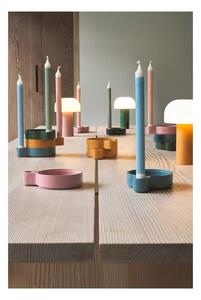 Biela/ružová LED stolová lampa (výška 22,5 cm) Styles – Villa Collection